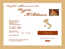 Tablet Screenshot of pizzeria-il-ritrovo.de